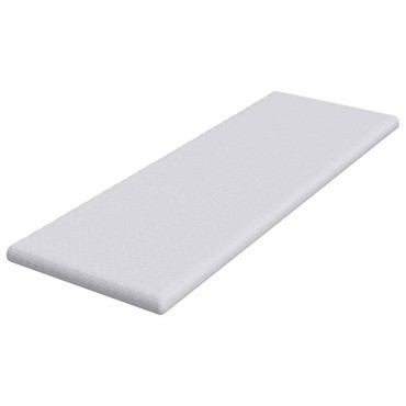 vidaXL Στρώμα επικάλυψης Λευκό 80 x 200 cm Υφασμα Jacquard