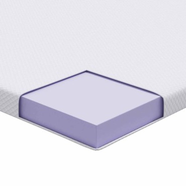 vidaXL Στρώμα μνήμης 90 x 190 cm Thick Μαλακό Ύφασμα-100% πολυέστερ