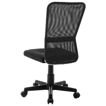 vidaXL Καρέκλα Γραφείου Μαύρη 44x52x100cm Διχτυωτό Ύφασμα 1 τεμ.