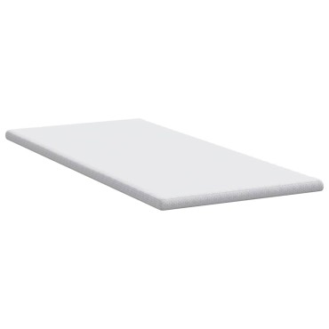 vidaXL Στρώμα επικάλυψης Λευκό 90 x 190 cm Υφασμα Jacquard