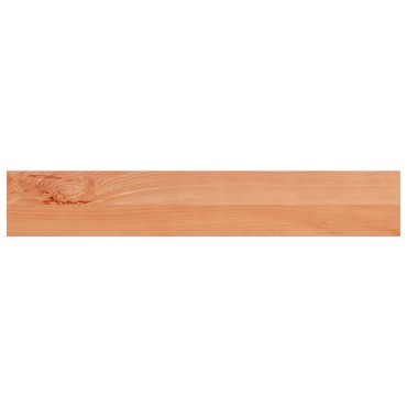 vidaXL Παράθυρα 2 τμχ. Βερνίκι 100 x 20 x 2 cm Στερεό ξύλο οξιάς