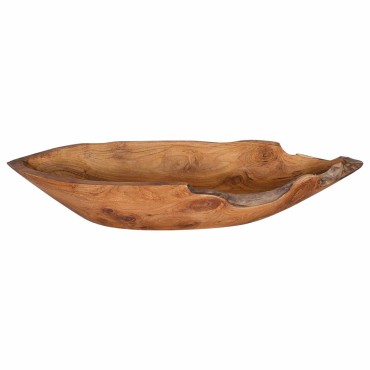 vidaXL Φρουτιέρα JEPARA Καφέ Τίκ 61 x 21 x 11 εκ. Στερεό Ξύλο Τίκ