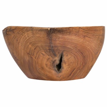 vidaXL Φρουτιέρα JEPARA Καφέ Τίκ 61 x 21 x 11 εκ. Στερεό Ξύλο Τίκ