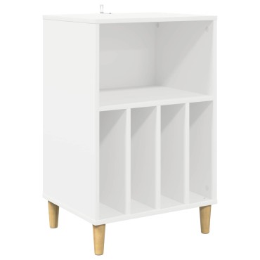 vidaXL Ράφι Πικάπ Λευκό 47x39,5x74,5cm Επεξεργασμένο Ξύλο