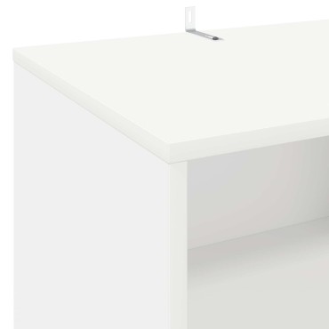 vidaXL Ράφι Πικάπ Λευκό 47x39,5x74,5cm Επεξεργασμένο Ξύλο