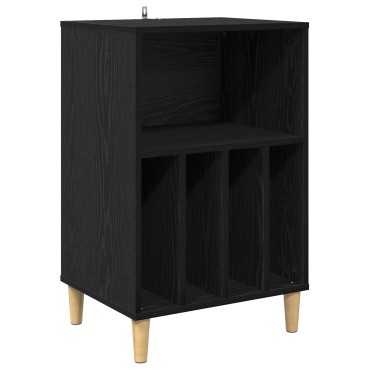 vidaXL Ράφι Πικάπ Μαύρη Δρυς 47x39,5x74,5cm Επεξεργασμένο Ξύλο