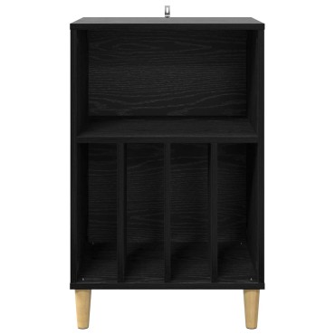 vidaXL Ράφι Πικάπ Μαύρη Δρυς 47x39,5x74,5cm Επεξεργασμένο Ξύλο