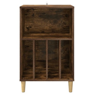 vidaXL Ράφι Πικάπ Καπνισμένο Ξύλο Δρυός 47x39,5x74,5cm