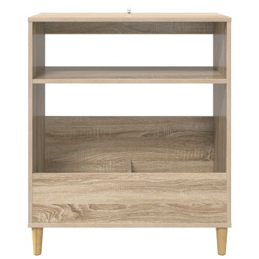 vidaXL Βάση πικάπ Sonoma Δρυς 71x39,5x83cm Επεξεργασμένο Ξύλο