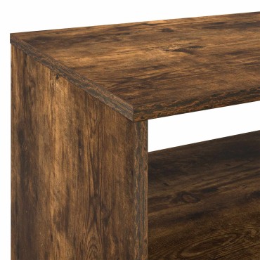 vidaXL Βάση πικάπ Καπνισμένο Ξύλο Δρυός 71x39,5x83cm