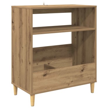 vidaXL Βάση πικάπ Artisan Δρυς 71x39,5x83cm Επεξεργασμένο Ξύλο