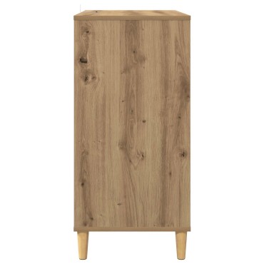 vidaXL Βάση πικάπ Artisan Δρυς 71x39,5x83cm Επεξεργασμένο Ξύλο