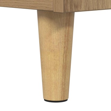 vidaXL Βάση πικάπ Artisan Δρυς 71x39,5x83cm Επεξεργασμένο Ξύλο