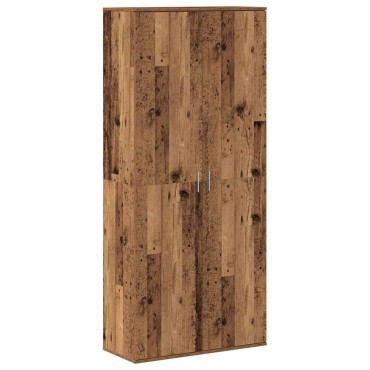 vidaXL Ψηλή Ντουλάπα 80x35x180cm Επεξεργασμένο Ξύλο Παλιό Ξύλο