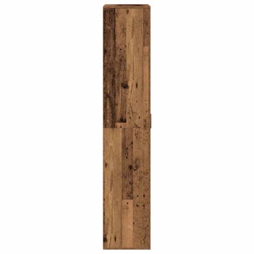 vidaXL Ψηλή Ντουλάπα 80x35x180cm Επεξεργασμένο Ξύλο Παλιό Ξύλο