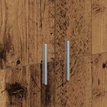vidaXL Ψηλή Ντουλάπα 80x35x180cm Επεξεργασμένο Ξύλο Παλιό Ξύλο