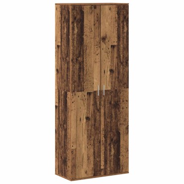 vidaXL Highboard 70x33.5x180cm Επεξεργασμένο Ξύλο Παλιό ξύλο