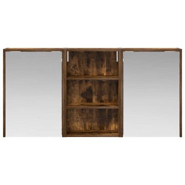 vidaXL Σετ Ντουλαπιών Μπάνιου 3 τεμ. 126x16x62.5cm