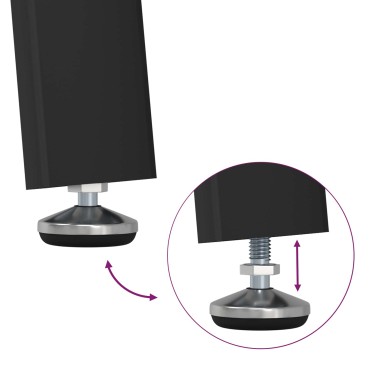 vidaXL Τραπέζι Φαγητού με Ζωντανό Χείλος 160x80x75cm Λευκό 1 τεμ.