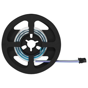 vidaXL Λωρίδα LED 2 τμχ. Μαύρο και Διαφανές Χαλκός και Πλαστικό