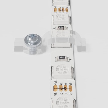 vidaXL Λωρίδα LED 2 τμχ. Μαύρο και Διαφανές Χαλκός και Πλαστικό