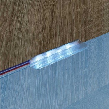 vidaXL Λωρίδα LED 12 τμχ. Μαύρο και Πολύχρωμο Χαλκός και Πλαστικό