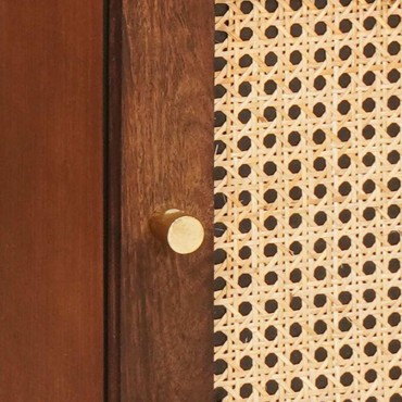 vidaXL Κομοδίνο Καφέ 40x33,5x46cm Μασίφ ξύλο ακακίας 1 τεμ.
