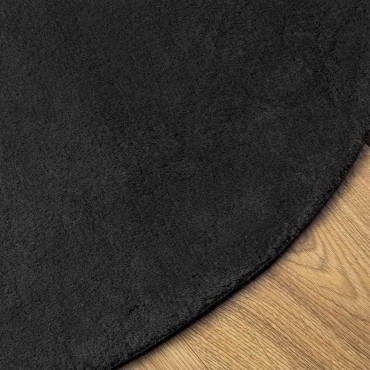 vidaXL Χαλί HUARTE Μαύρο 100x200cm 100% Πολυεστέρας