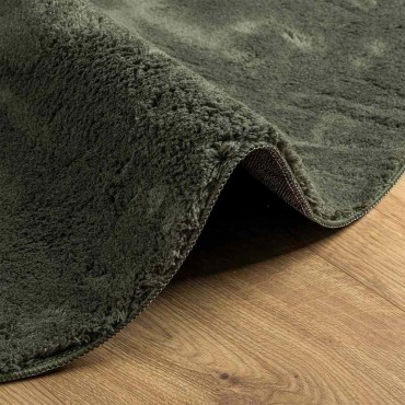 vidaXL Χαλί HUARTE Δασικό Πράσινο 80x150cm Πολυεστέρας