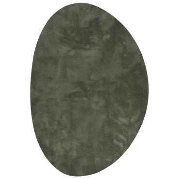 vidaXL Χαλί HUARTE Δασικό Πράσινο 140x200cm Πολυεστέρας
