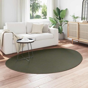 vidaXL Χαλί HUARTE Δασικό Πράσινο 140x200cm Πολυεστέρας