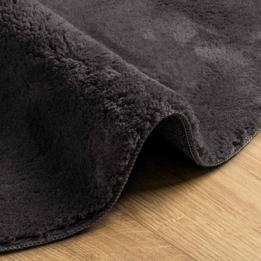 vidaXL Χαλί HUARTE Ανθρακί 80x150cm Πολυεστέρας