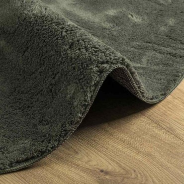 vidaXL Χαλί HUARTE Δασικό Πράσινο 80x150cm Πολυεστέρας