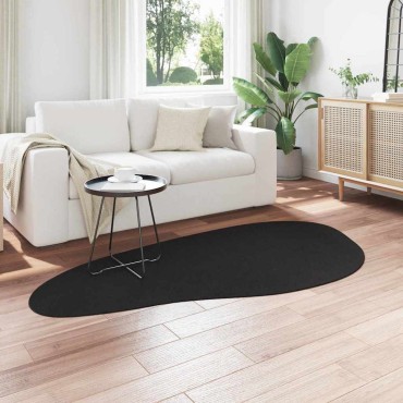 vidaXL Χαλί HUARTE Μαύρο 100x200cm Πολυεστέρας
