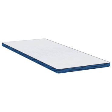 vidaXL Στρώμα επικάλυψης 70 x 200 cm Πάχος Ζακάρ ύφασμα Λευκό