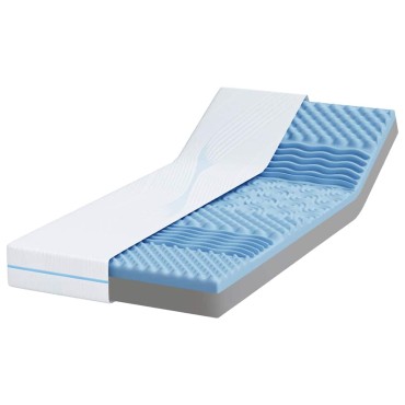 vidaXL Στρώμα Μέτρια σκληρό 70x200cm Λευκό 1 τεμ. - Μονό