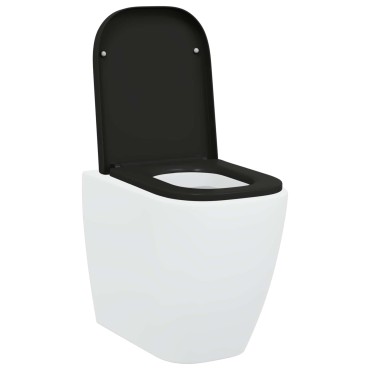 vidaXL Λεκάνη Μαύρο 47,5 x 35 x 3,6 εκ Δυροπλάστ
