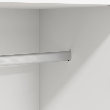 vidaXL Ντουλάπα Λευκή 85,2x51,5x180cm από Επεξ. Ξύλο 1 τεμ.