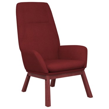 vidaXL Πολυθρόνα Relax Μπορντό Υφασμάτινη 70x77x94cm 1 τεμ.