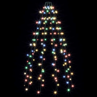 vidaXL Χριστουγεννιάτικα Λαμπάκια Χταπόδι 150 LED Πολύχρωμα 150 εκ.