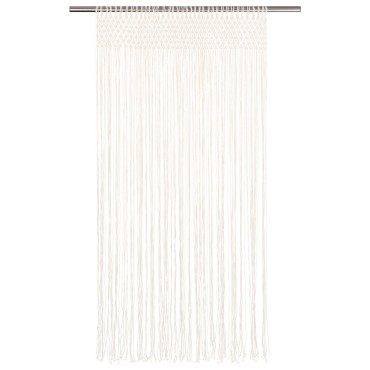 vidaXL Κουρτίνα Μακραμέ 140 x 240 εκ. Βαμβακερή