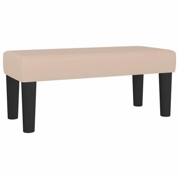 vidaXL Πάγκος Καπουτσίνο 70x30x30cm από Συνθετικό Δέρμα 1 τεμ.