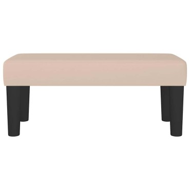 vidaXL Πάγκος Καπουτσίνο 70x30x30cm από Συνθετικό Δέρμα 1 τεμ.