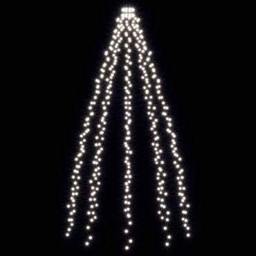 vidaXL Χριστουγεννιάτικα Λαμπάκια Χταπόδι 400 LED Ψυχρό Λευκό 400 εκ.