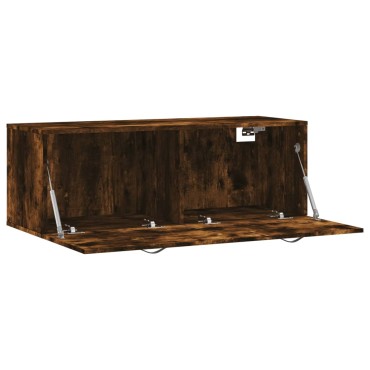 vidaXL Ντουλάπι Τοίχου Καπνιστή δρυς 100x36,5x35cm Επεξεργασμένο Ξύλο 1 τεμ.