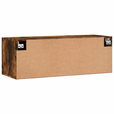 vidaXL Ντουλάπι Τοίχου Καπνιστή δρυς 100x36,5x35cm Επεξεργασμένο Ξύλο 1 τεμ.