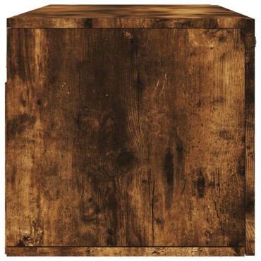 vidaXL Ντουλάπι Τοίχου Καπνιστή δρυς 100x36,5x35cm Επεξεργασμένο Ξύλο 1 τεμ.