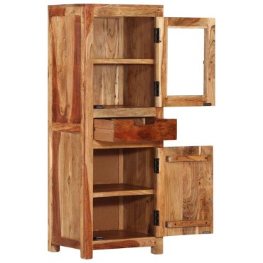 vidaXL Βιτρίνα 40x34x110cm από Μασίφ Ξύλο Ακακίας
