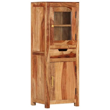vidaXL Βιτρίνα 40x34x110cm από Μασίφ Ξύλο Ακακίας