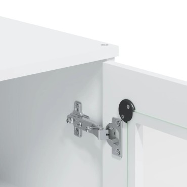 vidaXL Ντουλάπι Ψηλό VIKEN Λευκός 80x40x190cm από Μασίφ Ξύλο Πεύκου 1 τεμ.